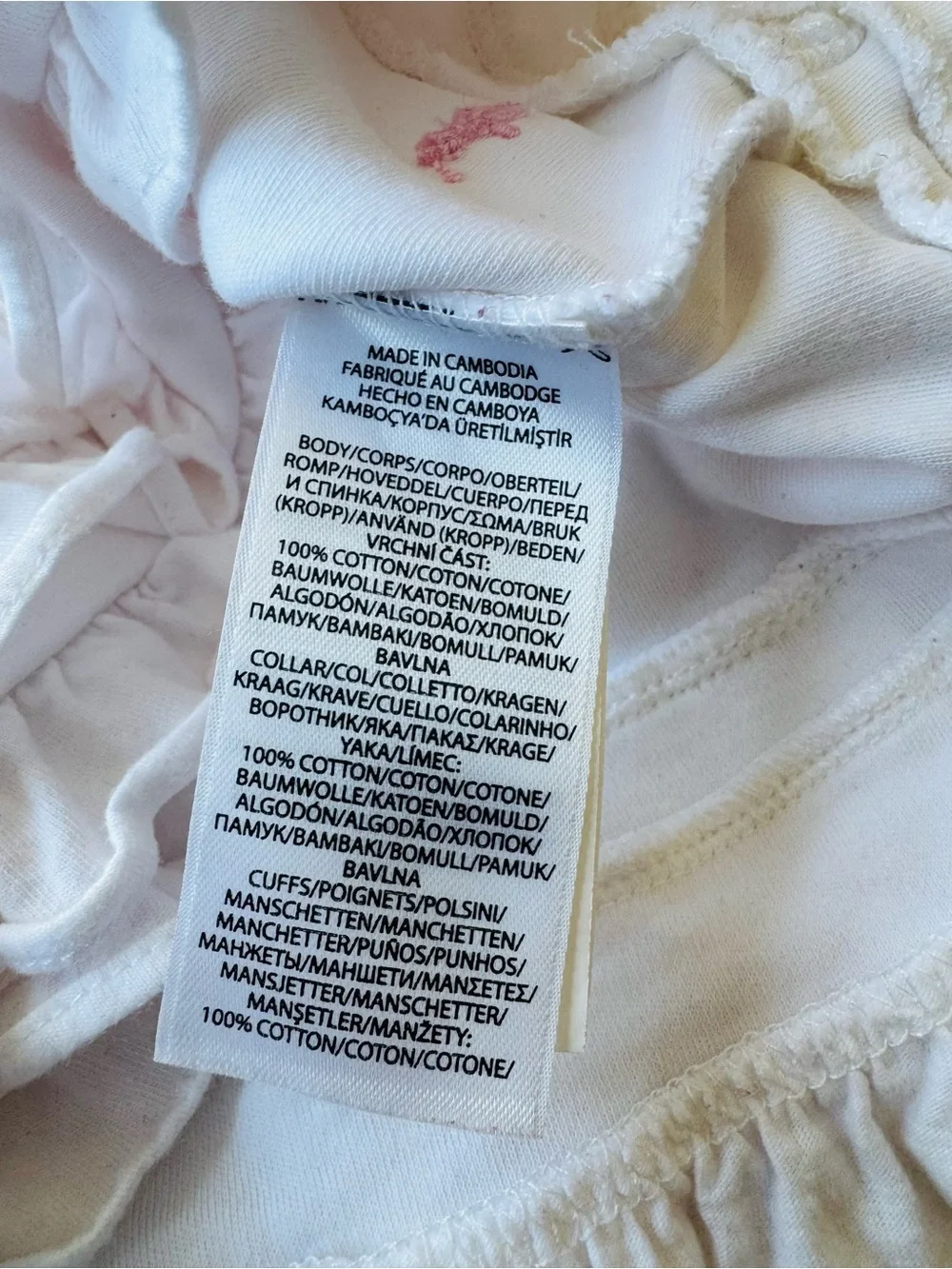 Ralph Lauren White Polo Baby Dress with Pastel Pony Embroidery 24 months GUC